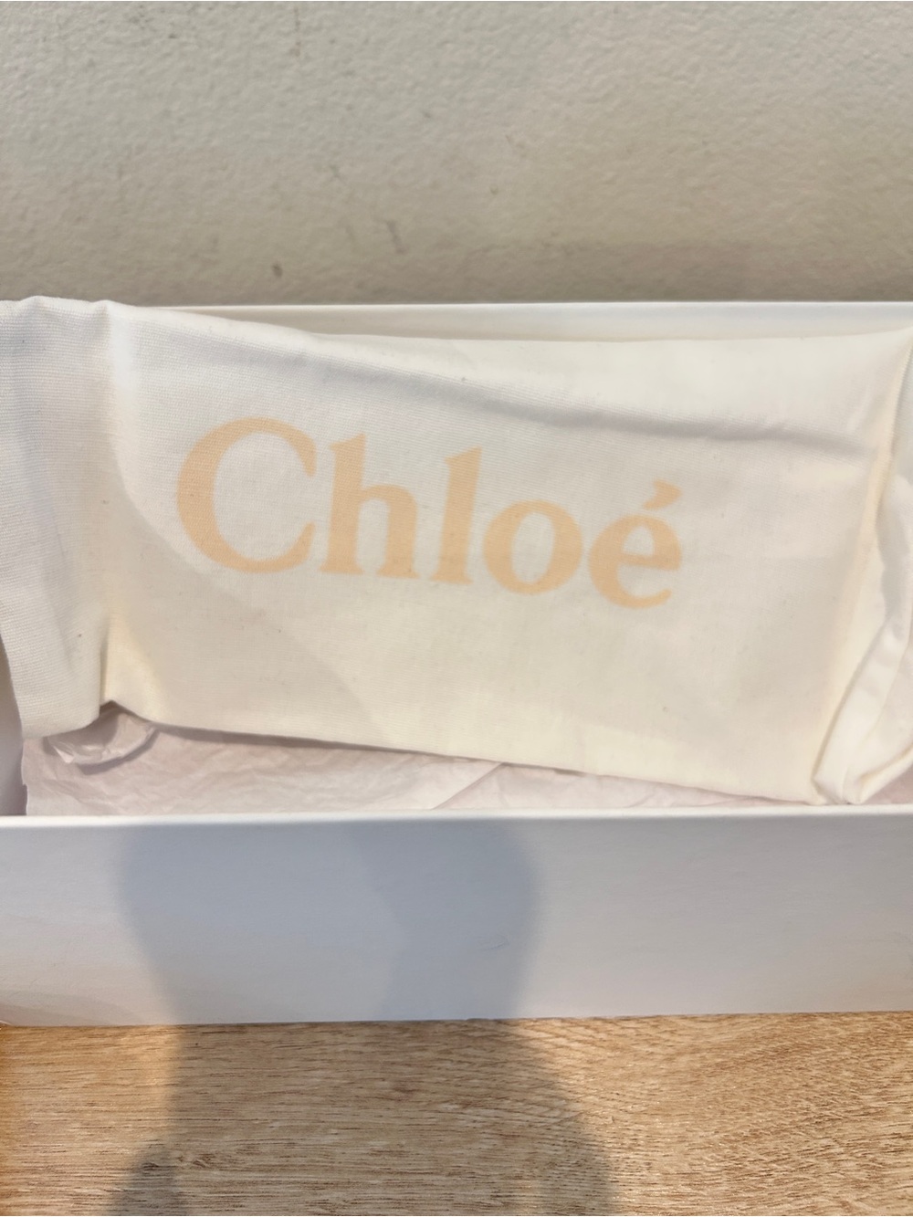 NIB Chloé Women's Woody Logo Slide Sandals White, Size 38, $550 Retail - Picture 8 of 9